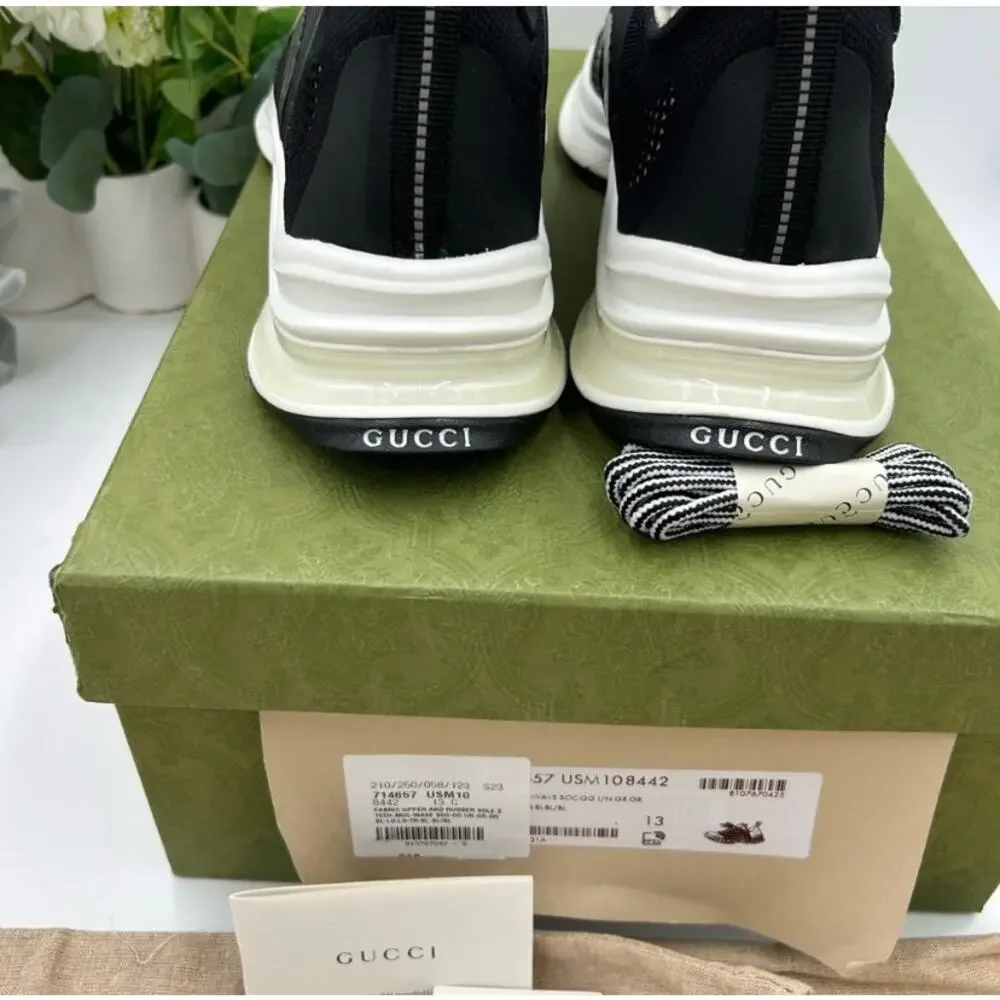 Men's Gucci interlocking G run trainer size 13 made in Italy